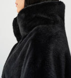Veste boxy en fausse fourrure à col montant - Joseph Ribkoff