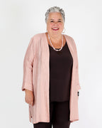Veste coupe droite en jacquard froissé - Joseph Ribkoff