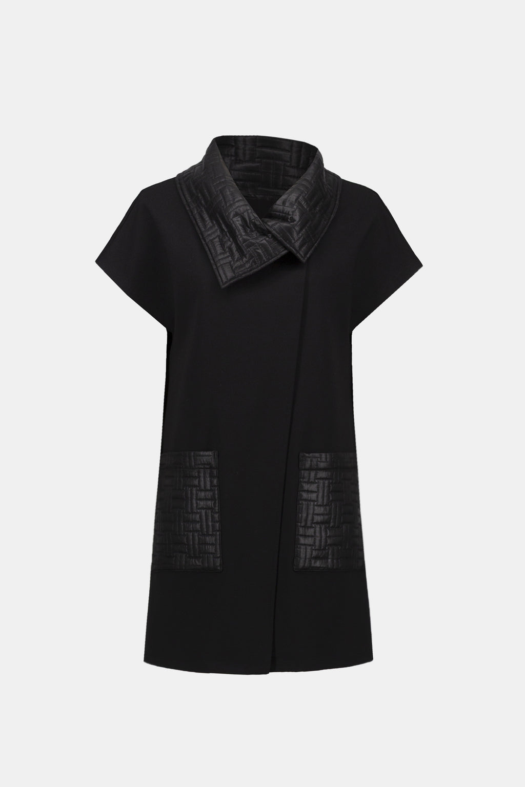 Veste en tricot épais avec col matelassé - Joseph Ribkoff