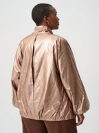 Blouson cocon en nylon métallique - Joseph Ribkoff