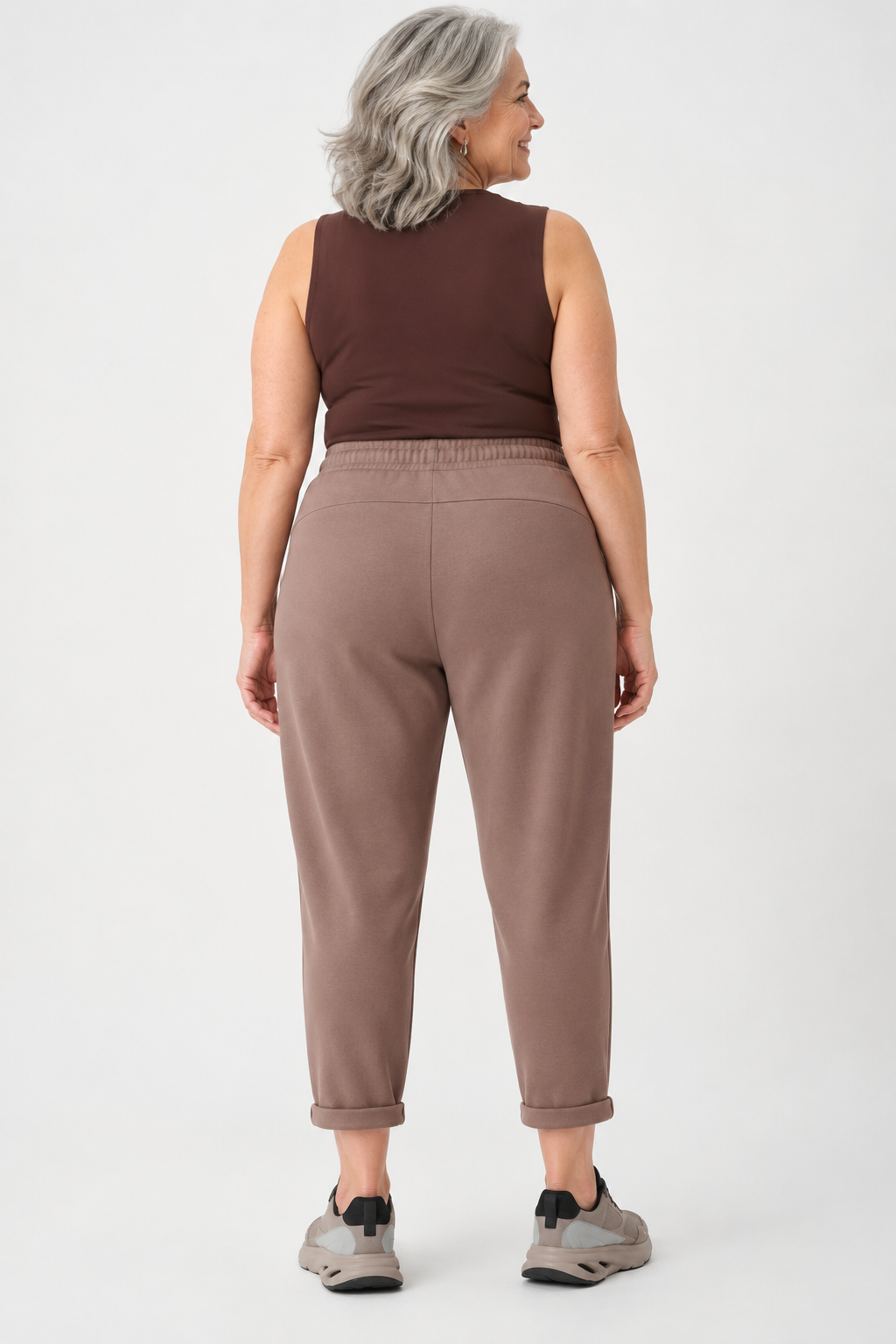 Pantalon jogger en jersey scuba à enfiler avec cordon de serrage à la taille - Joseph Ribkoff